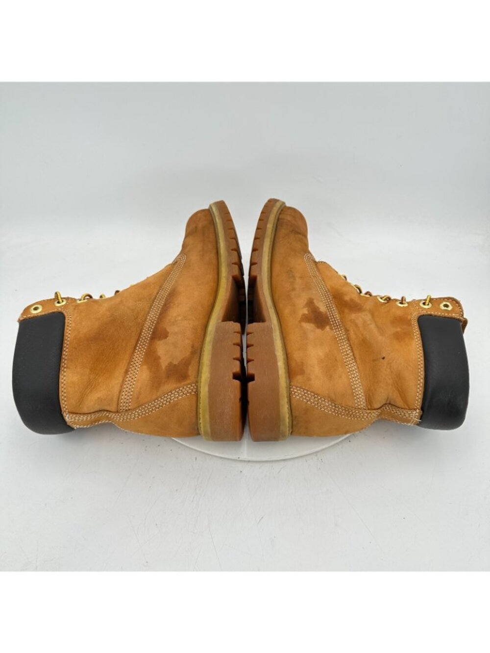 Timberland Premium 6-Inch Men Size 11.5M Wheat Nubuck Waterproof Leather Boot - Picture 6 of 11
